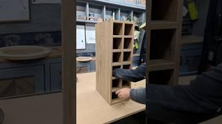 Simple wine rack.#carpentry #diy #cabinet #winerack #diyproject #cabinetmaking #woodworking