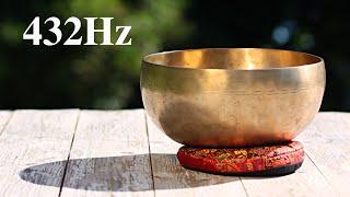  432Hz  Sleep Aid  Tibetan Singing Bowl  Crown Chakra  Meditation  EP011