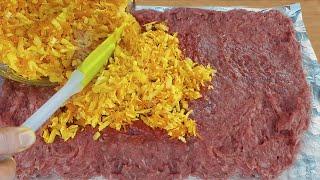 delicious and easy minced meat recipe for a festive table, Quick recipe # 041