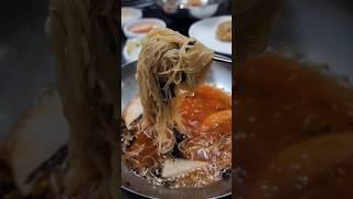 시원한 막국수에 어울리는 고기만두 김치만두  #청간막국수 #강남맛집