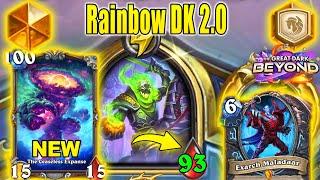 Biggest Climactic Spell EVER With Rainbow DK 2.0 Deck At The Great Dark Beyond | Hearthstone