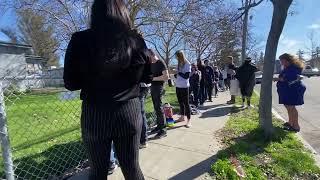 Crowd gathers for Santa Rosa City Schools meeting on closures