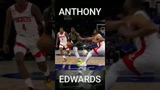 Anthony Edwards humiliate him twice in 1 Game #nba #nbaclips  #nbahighlights