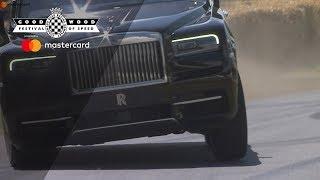 Rolls-Royce Cullinan thrashed hard at Goodwood