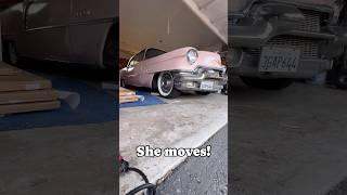 Will it run AND drive?? #mechanic #barnfind #classiccar #oldschool #1950s #fieldfind #cadillac