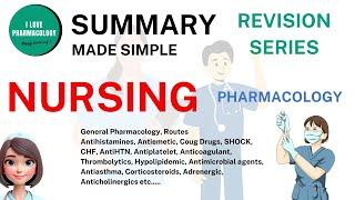 NURSING PHARMACOLOGY REVISION SERIES (Made Easy)