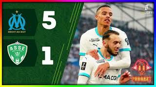 Unstoppable! Marseille DESTROYS Saint-Étienne in a GOAL FEST! 