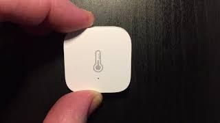 Pairing the Xiaomi Aqara Temperature / Humidity Sensor