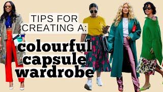 Create a Colourful Capsule Wardrobe   LOOKBOOK