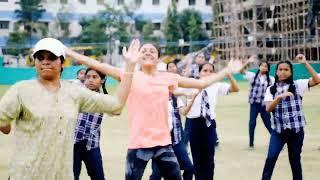 Garba dance by school students