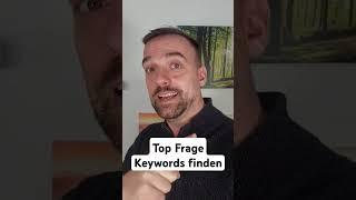 Top Frage Keywords finden #seo #Keywords #googlesearchconsole