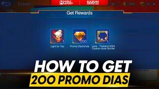 HOW TO GET FREE 200 PROMO DIAMONDS, EXCLUSIVE EMOTE & BORDER