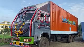 AshokLeyland BS6 2820 32ft Truck Container #truckbodybuilding #ashokleyland #truckcontainer