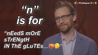 learn the alphabet with Tom Hiddleston ll Professor H ‍ ll