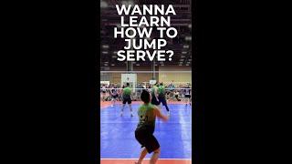 How To Jump Serve A Volleyball #shorts #volleyball