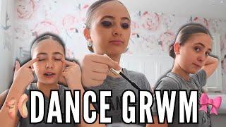 My Makeup Routine for Dance Comp - GRWM | Hallie's Get Ready With Me for Dance Comp Edition