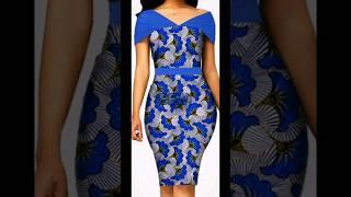 Ankara dress styles, simple and decent for ladies #ankara #styles #dress #africanprint