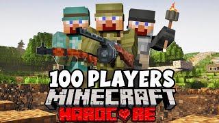 100 Players Simulate REALISTIC WAR in Minecraft...