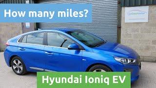 How well does a Hyundai Ioniq Electric age with mileage? Here's one at 72k miles.