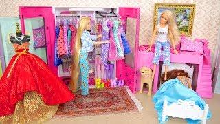 Rapunzel Barbie Bedroom Morning with Dogs Manhã Quarto Raiponce Matin Rutinitas pagi باربي غرفة نوم