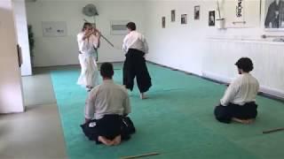 Leo Tamaki Aikido Kishinkai, preparation for Liege NAMT (Night of the Traditional Martial Arts)