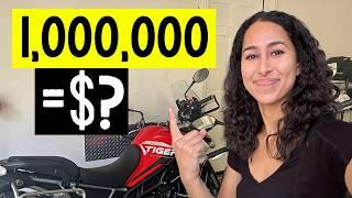 Ride for a living? What YouTube Paid Me for 1,000,000 views