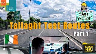 Driving through Tallaght Driving Test Routes | RSA Ireland | Part 1