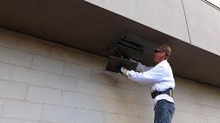 Plastering overhead against gravity