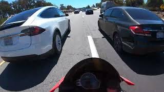 Ripping and dipping in traffic! CBR 1000RR Moto vlog