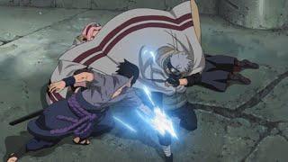 Sasuke vs Kakashi - Sasuke fica cego por usar demais o Mangekyou Sharingan | Naruto Shippuden