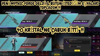 BÜTÜN MYTHIC FORGE ALDIM !! YENİ MYTHIC FORGE GELDİ & PUBG MOBİLE MYTHIC FORGE EŞYALARINI KÜREDİM !!