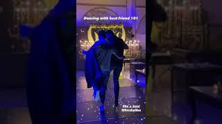 Bassi and Rahul Dua dancing in Aakash Gupta's wedding