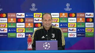 VIDEOCONFERENZE CUADRADO ALLEGRI VIGILIA JUVENTUS PSG 01 11 2022