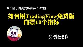 【第43期】5分钟学会如何用免费版TradingView白嫖10个指标