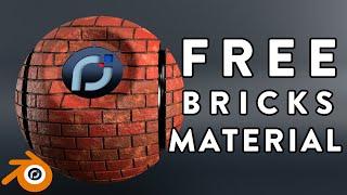 FREE BRICKS Material | Blender | Pixel Insane