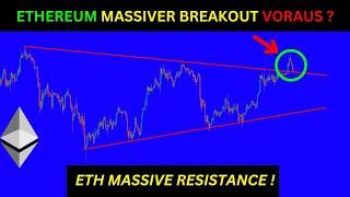 ETHEREUM MASSIVER BREAKOUT WENN DIESE RESISTANCE BRICHT ! ETH Chartanalyse und News