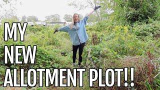 MY NEW ALLOTMENT PLOT! / ALLOTMENT GARDENING FOR BEGINNERS