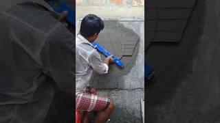"Wait Till You See the Final Wall Plaster Design!#viralvideo #trending #shortvideo