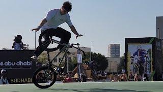 19yr old Julien Baran at UCI Urban Cycling World Championships BMX FLATLAND 8th place qualifying run