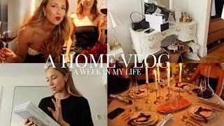 a week at home (apartment deliveries, cooking, makeup, hauls etc.)