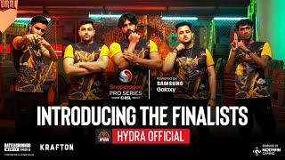 INTRODUCING THE FINALISTS- TEAM HYDRA ESPORTS | SPS BGMI CHALLENGE FINAL