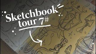 Sketchbook tour 7 - 2023 / 2024: Practicing my style