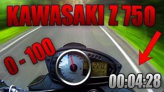 Kawasaki Z750 0-100 km/h | 48PS/35kW