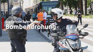 Bombendrohung: Großeinsatz der Polizei in Linz-Innere Stadt