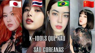 K-Idols que não são coreanos versão fem #shorts #youtubeshorts