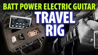 $150 Portable Electric Guitar Travel Rig: Headphone Amp + Multi FX + Wireless + Case + Battery Power