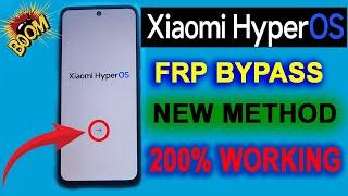 All Redmi Poco Xiaomi HyperOS  Frp Unlock  New Method | Redmi Poco Google Account Bypass No Pc