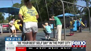 DYW participants lend a helping hand for Be Your Best Self Day