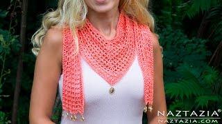 HOW to CROCHET The V SCARF - DIY Tutorial for the VScarf V-Scarf