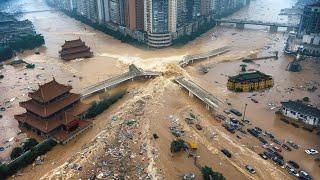 Right Now in Thailand! Non-stop rain creates tsunami-like floods, everything is gone